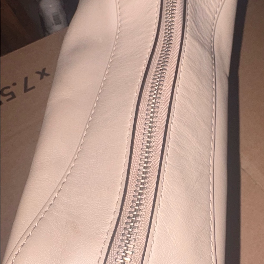 MICHAEL Michael Kors grand medium shoulderbag with silver hardware cement color - Picture 4 of 8